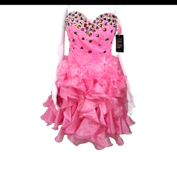 Nox Narianna Pink Above The knee Formal Dress - Picture 9 of 12